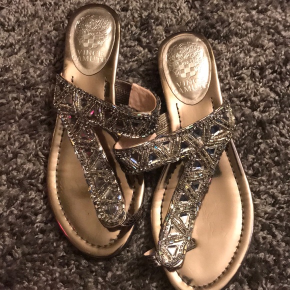 vince camuto embellished sandals